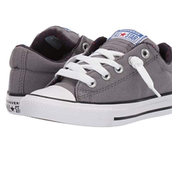 Converse Other - NWT Converse grey Chuck Taylor No tie Sneakers